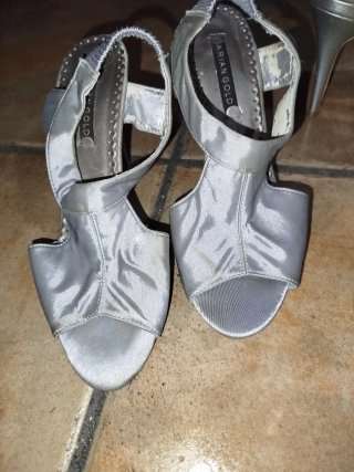 Zapatos plateados MARIAN GOLD talla 39