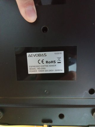 Cafetera Expreso Aevobas