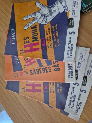 Lote libros 5 Primaria Cono, Mates y Lengua