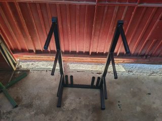 Rack Doble para Discos y Barras de Pesas
