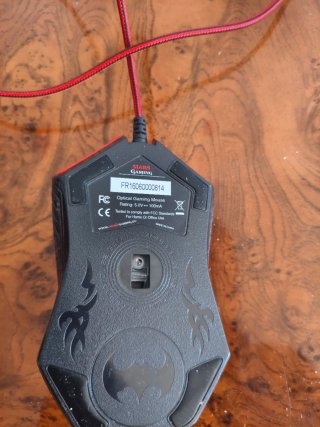 Ratón Gaming Mars Gaming Rojo y Negro