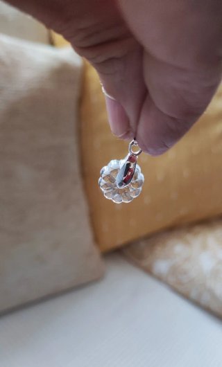 Lote 2 gargantillas cristal italiano