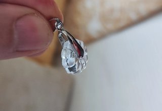 Lote 2 gargantillas cristal italiano