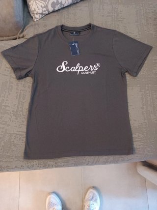 Camiseta Scalpers Logo Bordado Talla S