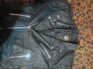 Chaqueta Biker Negra