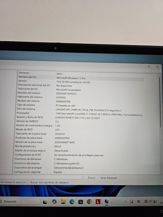 Lenovo ThinkPad X13 Yoga Gen 2 13.3 Táctil