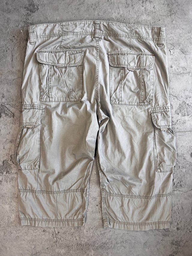 Pantalones Cargo Jorts Capri Grises