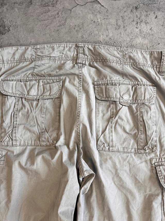 Pantalones Cargo Jorts Capri Grises
