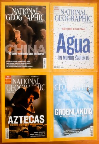 Revistas sueltas de NATIONAL GEOGRAPHIC año 2010