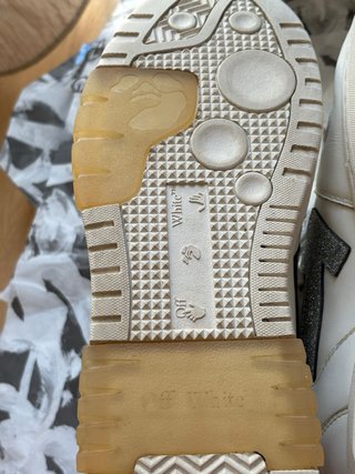 Off-White Sneakers Glitter Argento Limited Edition