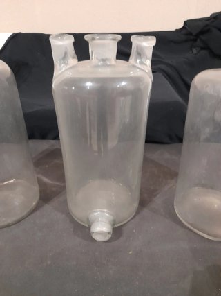 Tarros Cristal Farmacia Antiguos Grandes
