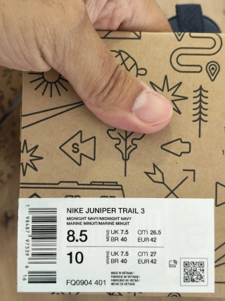 T42 Nike Juniper Trail 3 azules