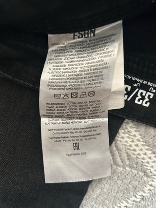 Pantalón skinny negro FSBN Talla 33/34