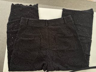 Pantalón Zara bordado inglés T-M
