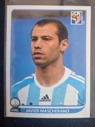 Cromo Panini J. Mascherano Mundial Sudáfrica 2010