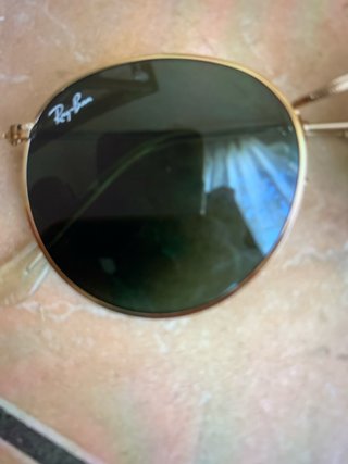 Occhiali da sole Ray-Ban oro e verdi
