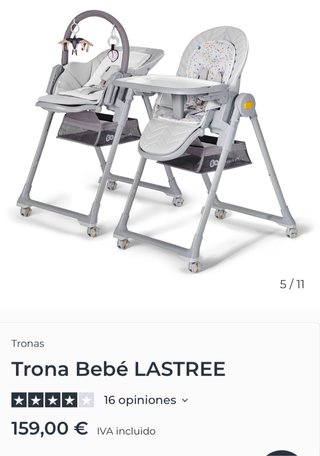 Trona hamaca Kinderkraft Lastree Evolutiva