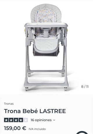 Trona hamaca Kinderkraft Lastree Evolutiva