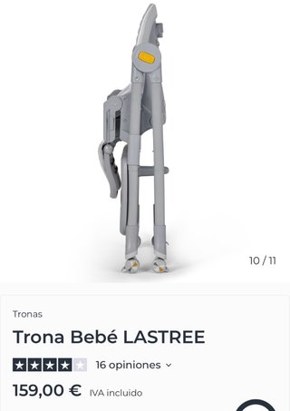 Trona hamaca Kinderkraft Lastree Evolutiva