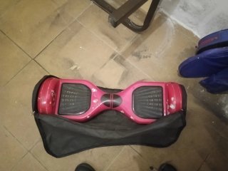Hoverboard Eléctrico Rosa con Bolsa