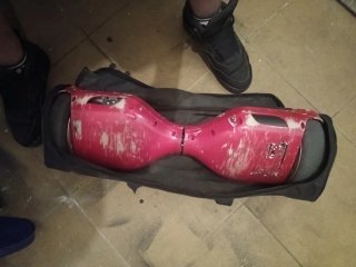 Hoverboard Eléctrico Rosa con Bolsa