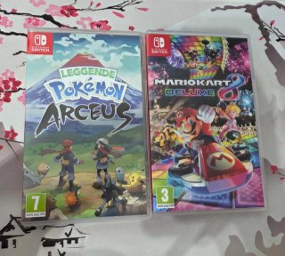 Mario Kart 8 Deluxe y Pokemon Leyendas Arceus