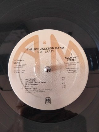 Vinilo Joe Jackson Band Beat Crazy