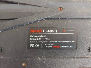 Teclado Gaming Mars Gaming