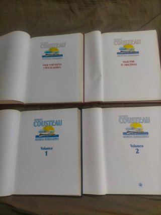 4 Tomos Jacques Cousteau.