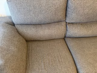 Sofá chaise longe gris 2,90m