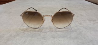 Gafas de sol Ray-Ban Octagonales Doradas Marrones