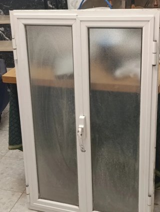 Ventana aluminio doble cristal medidas 110x70