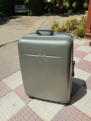 Maleta Grande S. Bachiller Aluminio color gris