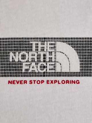 Camiseta The North Face Blanca Logo Grande