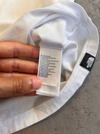 Camiseta The North Face Blanca Logo Grande
