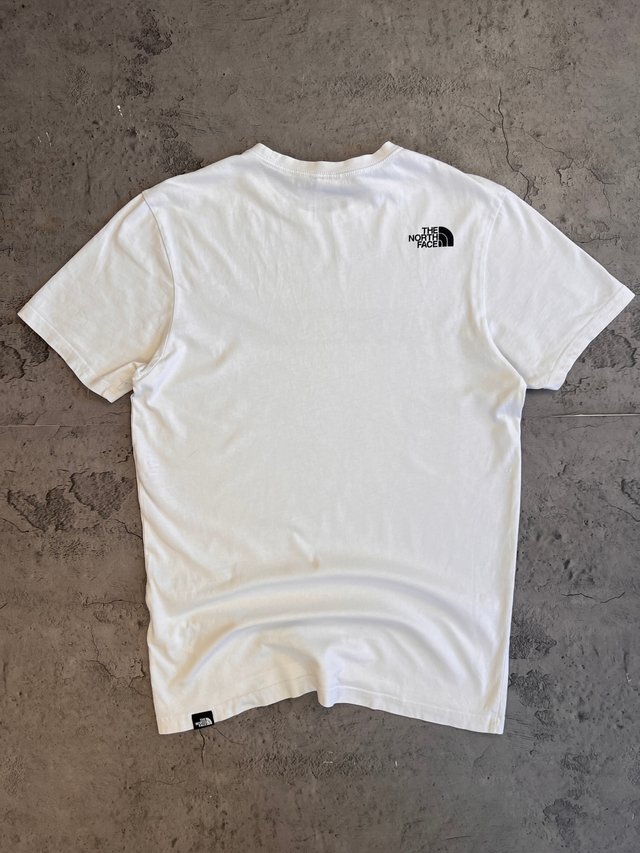 Camiseta The North Face Blanca Logo Grande