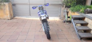 Yamaha WR250F Enduro/Motocross Azul/Blanco