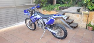 Yamaha WR250F Enduro/Motocross Azul/Blanco