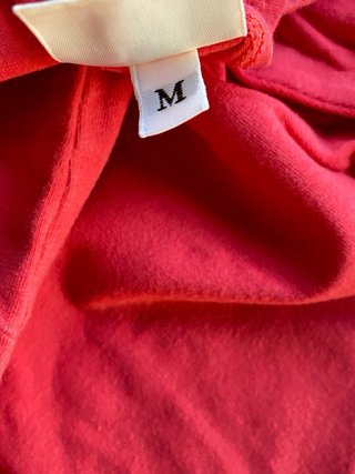 Tuta Sisley donna scollata rosso corallo