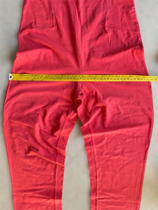 Tuta Sisley donna scollata rosso corallo