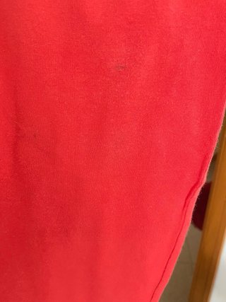 Tuta Sisley donna scollata rosso corallo