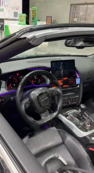 Volante deportivo Audi Carbono con airbag