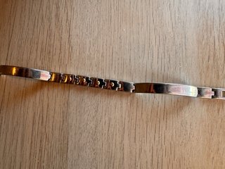 Bracciale Acciaio Inox Bicolore Uomo/Unisex