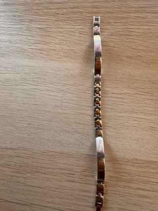 Bracciale Acciaio Inox Bicolore Uomo/Unisex