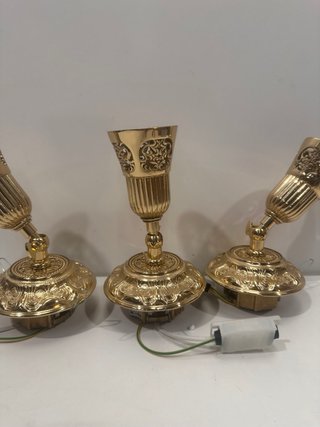 3 Focos Techo FEDE SAN SEBASTIAN Oro