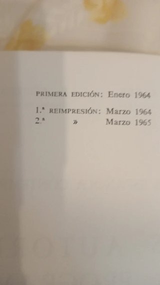 Literatura española contemporánea. 1965.