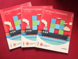 Lote libros texto 3° de Primaria (6 asignaturas)