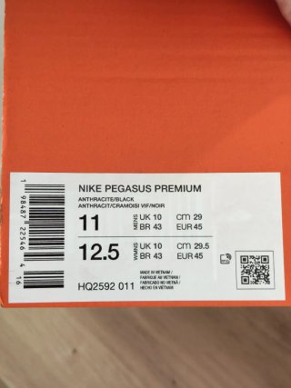 T45 Nike Pegasus  Premium Negras