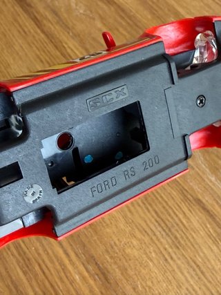 Carrocería Scalextric Ford RS 200 Roja