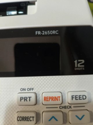Calculadora Impresora Casio FR-2650RC